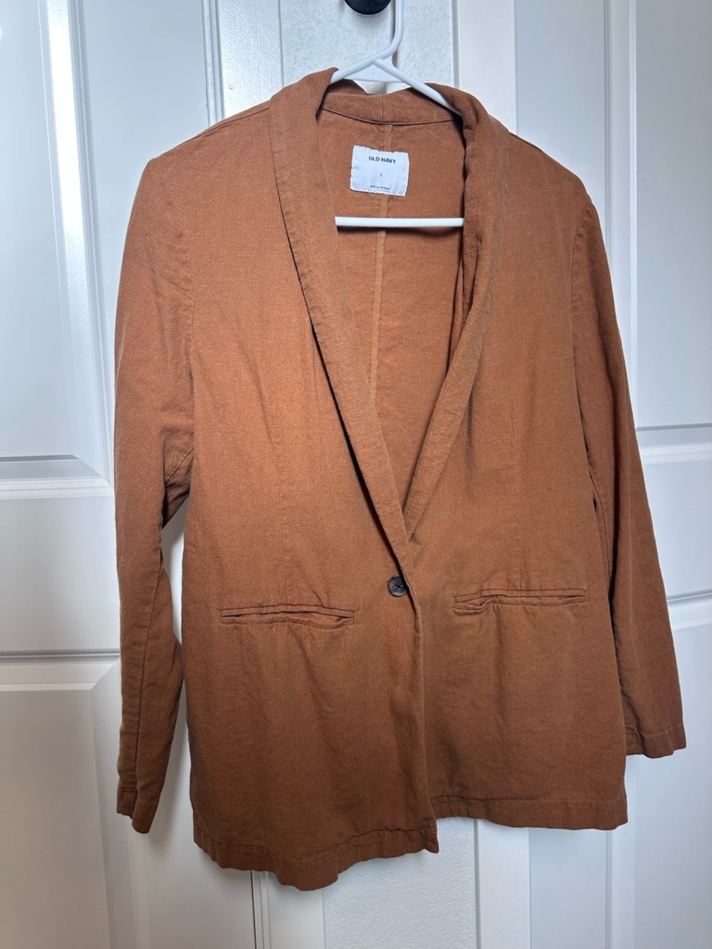 Old Navy Women's Rust-Tone Single-Button Blazer
